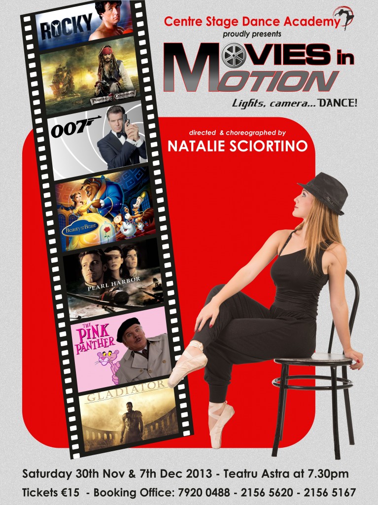 movies in motion poster sent to Astra for promotion PORTRAIT
