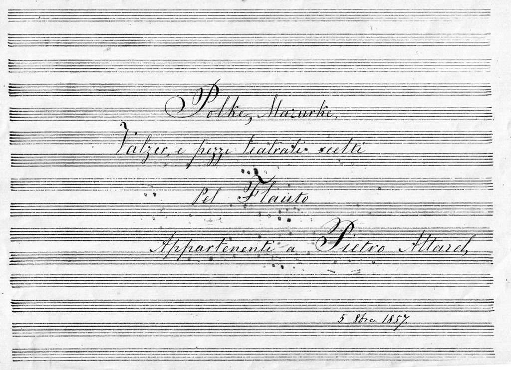1857 Pel Flauto